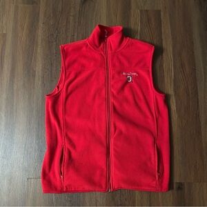Colosseum Athletics Ohio State Buckeyes Red Fleece Vest XL